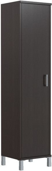 Шкаф-колонка высокая с глухой дверью B 431.6 Венге Магия 475х450х2054