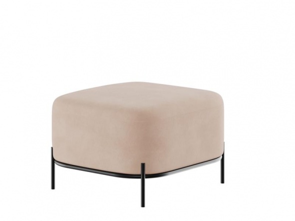 Джайв Диван одноместный без спинки JVE-3 670*720*480