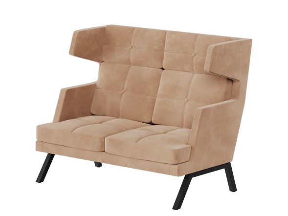 Алдо Диван двухместный высокий с декором из пуговиц ALDB-02 1430*960*1180