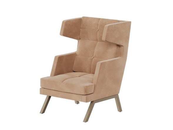 Алдо Кресло высокое с декором из пуговиц ALDB-01 790*960*1180