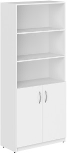 Шкаф с комплектом глухих малых дверей SR-5W.5 Белый 770х375х1815 SIMPLE