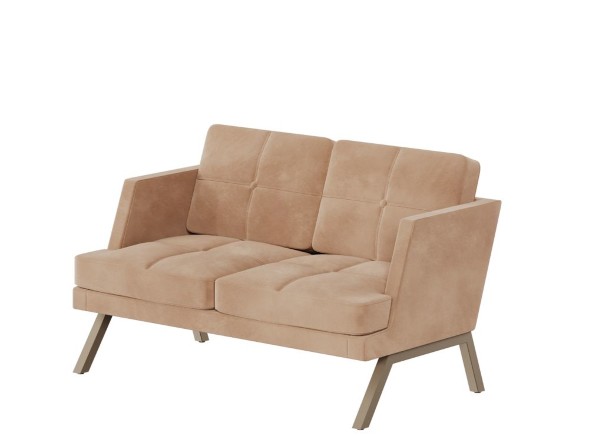 Алдо Диван двухместный с декором из пуговиц ALDB-02L 1430*875*890