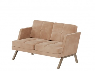 Алдо Диван двухместный с декором из пуговиц ALDB-02L 1430*875*890