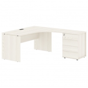 Стол эргономичный с тумбой EDCET 1518(R) 1560х1880х750 EDIS