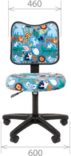 Детское кресло  CHAIRMAN KIDS 102 BLACK GAME