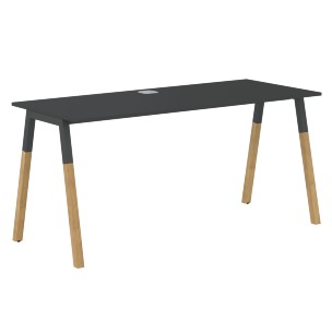 Стол FST 1367 Белый премиум/Белый-Бук 1380х670х733 FORTA