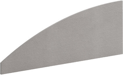 Экран ЭКР-3.1 Беларусь Металлик 1400*450*18