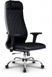 Кресло офисное Metta L  NewLeather (хром ов. сеч.)