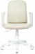 Кресло Бюрократ CH-W327 слоновая кость OR-10 эко.кожа крестов. пластик пластик белый