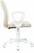 Кресло Бюрократ CH-W327 слоновая кость OR-10 эко.кожа крестов. пластик пластик белый