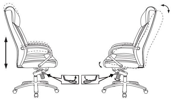 Кресло руководителя Бюрократ T-9922SL/BLACK