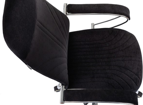 Кресло руководителя Бюрократ CH-610SL черный Light-20 крестов. металл хром