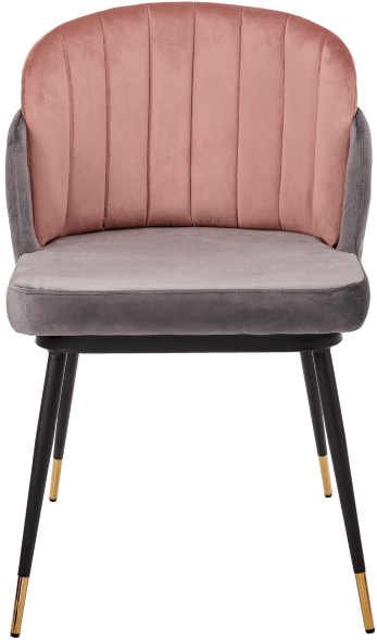 Стул Peki серый, пудровый