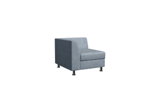 Прайм Секция с подлокотником одноместная правая PR.SP-1 (R) 750*770*720