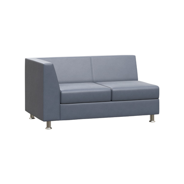 Прайм Секция с подлокотником двухместная правая PR.SP-2 (R) 1300*770*720