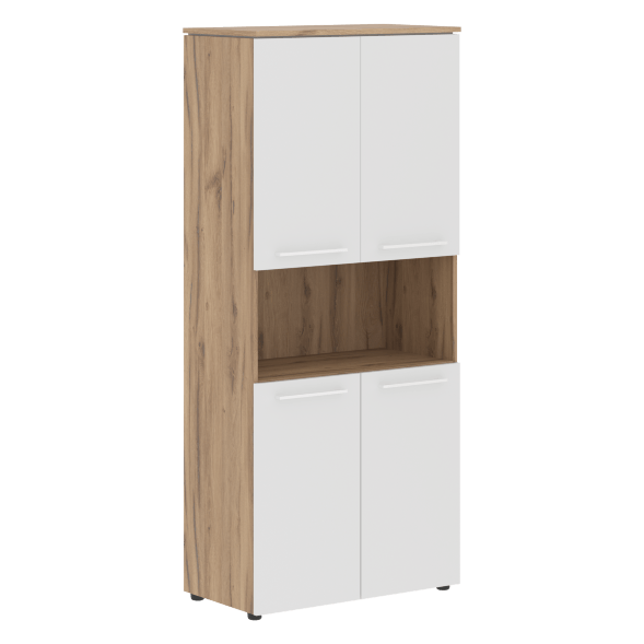 Шкаф с 2-мя комплектами глухих малых дверей MHC 85.4 854х423х1956 MORRIS