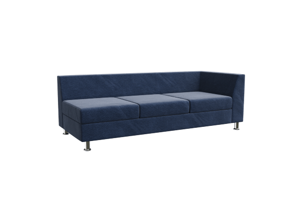 Прайм Секция с подлокотником трехместная левая PR.SP-3 (L) 1850*770*720