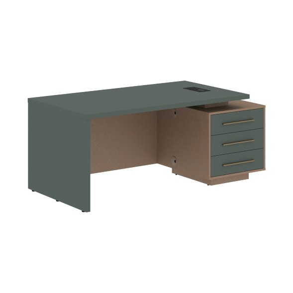 Стол руководителя с тумбой VCT 1890(R) 1800х900х750 VELION