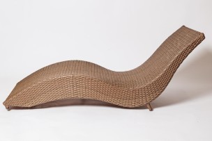 Шезлонг из искусственного ротанга Dream-2 коричневый