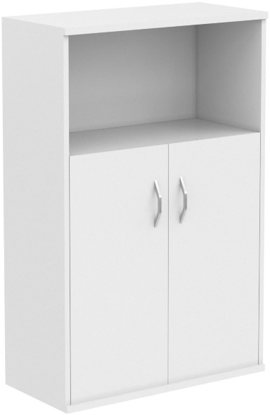 Шкаф с глухими малыми дверьми СТ-2.1 Белый 770*365*1200