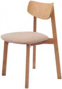 Комплект стульев DAIVA Вега, Дуб натуральный/Карамель  2 шт.