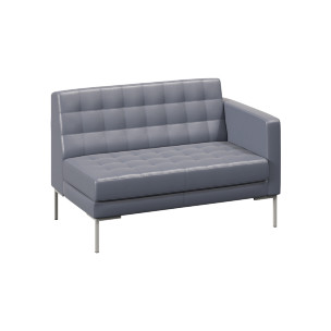 Форест Секция с подлокотником двухместная FR-SP-02 (L) 1270*800*840